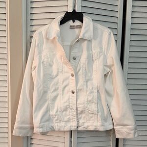 Chico's White Denim Jacket